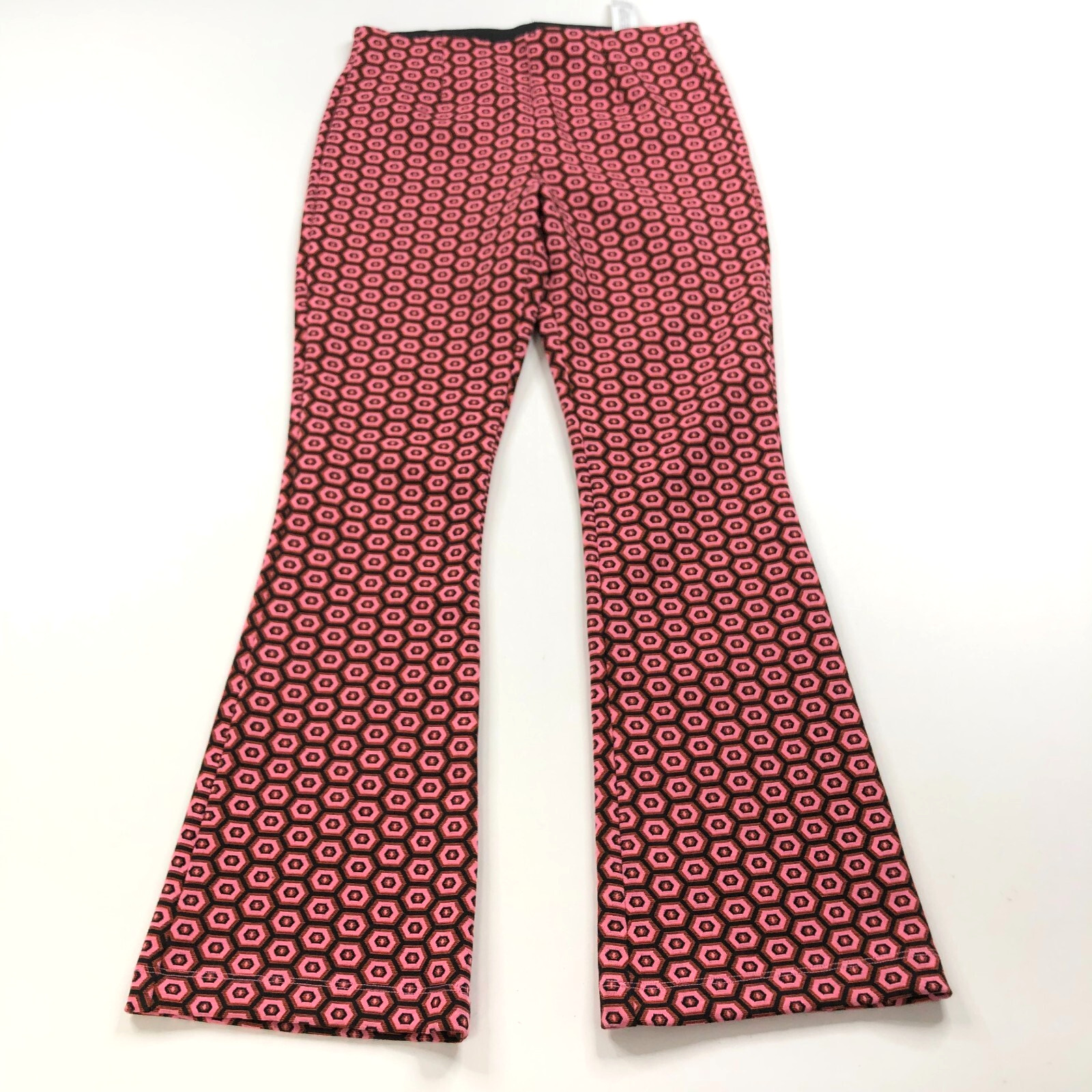 Zara Medium (Fit 28W 28L) Mid Low High Rise Pull On Printed Pants All Over Print