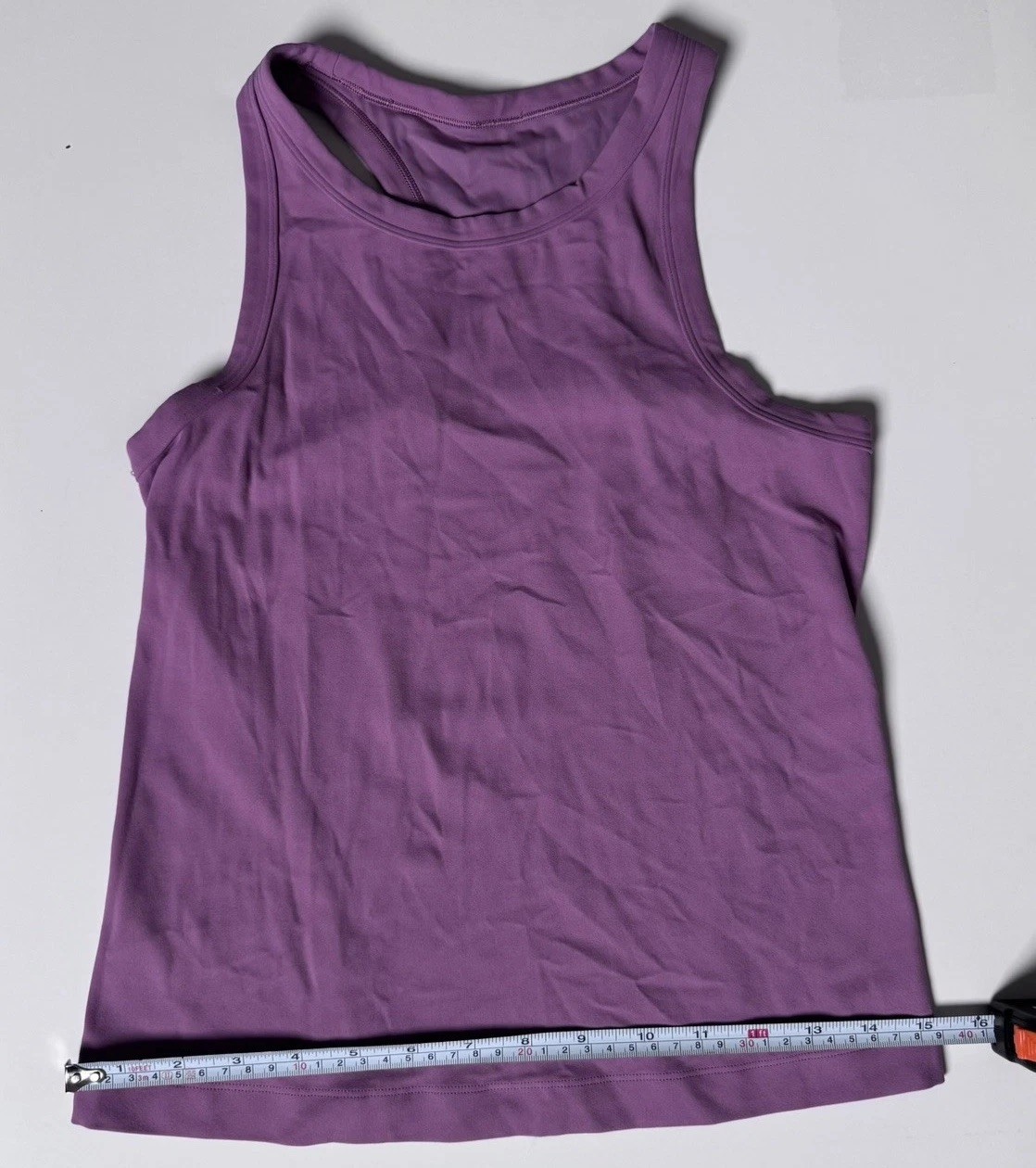 Lululemon Align Waist Length Racerback Tank Top Nulu Velvet Dust