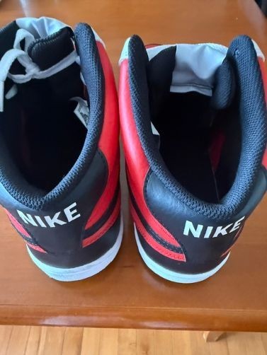 Nike Court Vision Mid Basketball Sneakers Men’s US Size 14 Red/white /black NEW