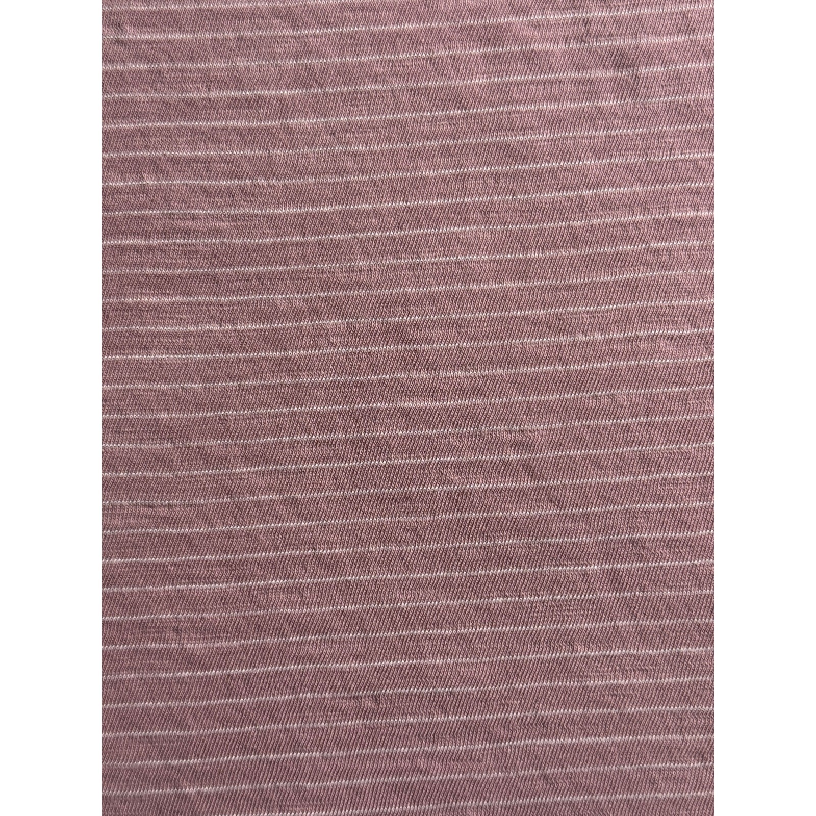 Marine Layer Pink and White Striped Crewneck Pocket T-Shirt Mens Size M/L