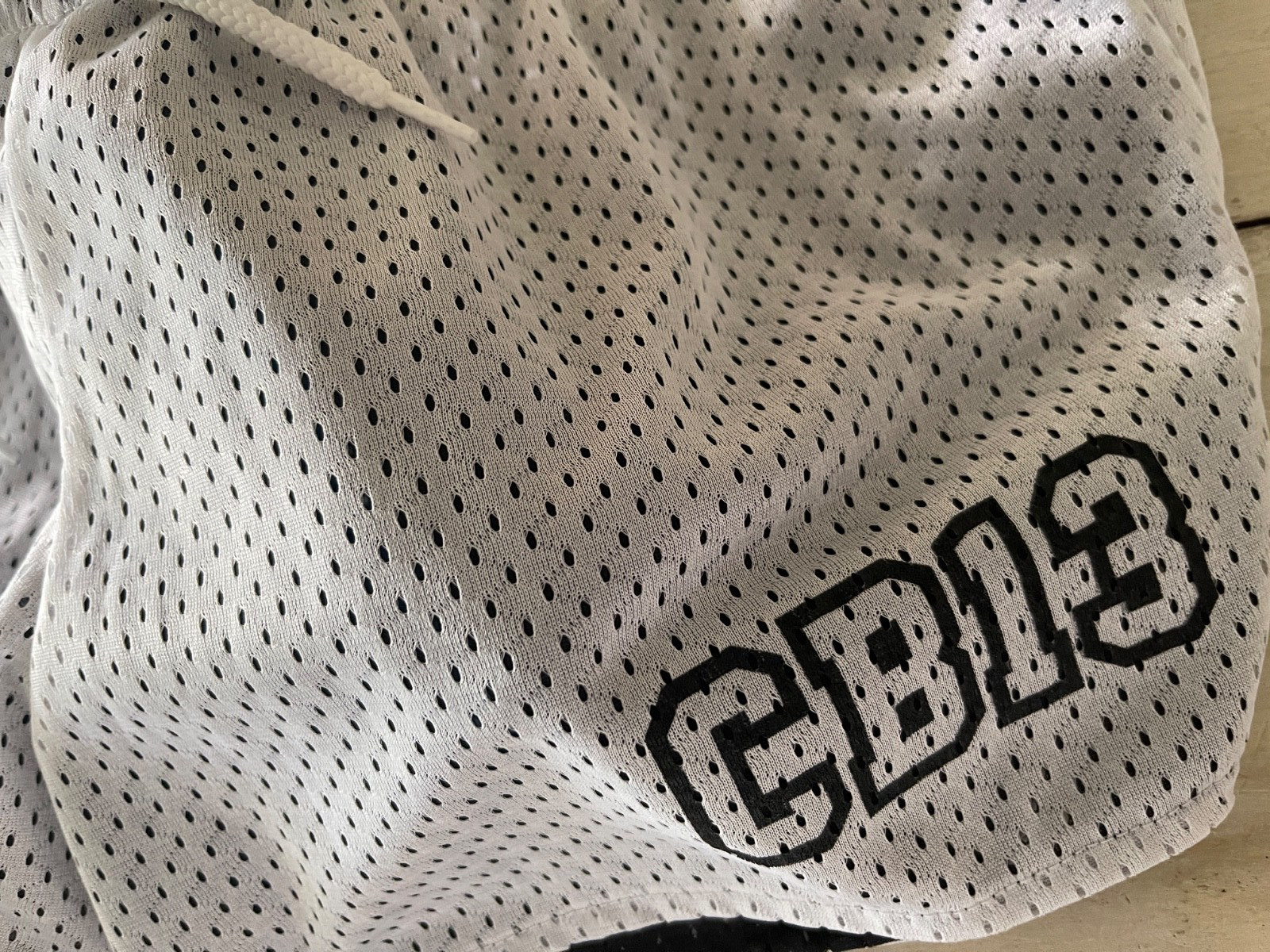 NWOT CELLBLOCK 13 SEXY WHITE PERFORATED DRAWSTRING SHORTS SM/NO LABELS