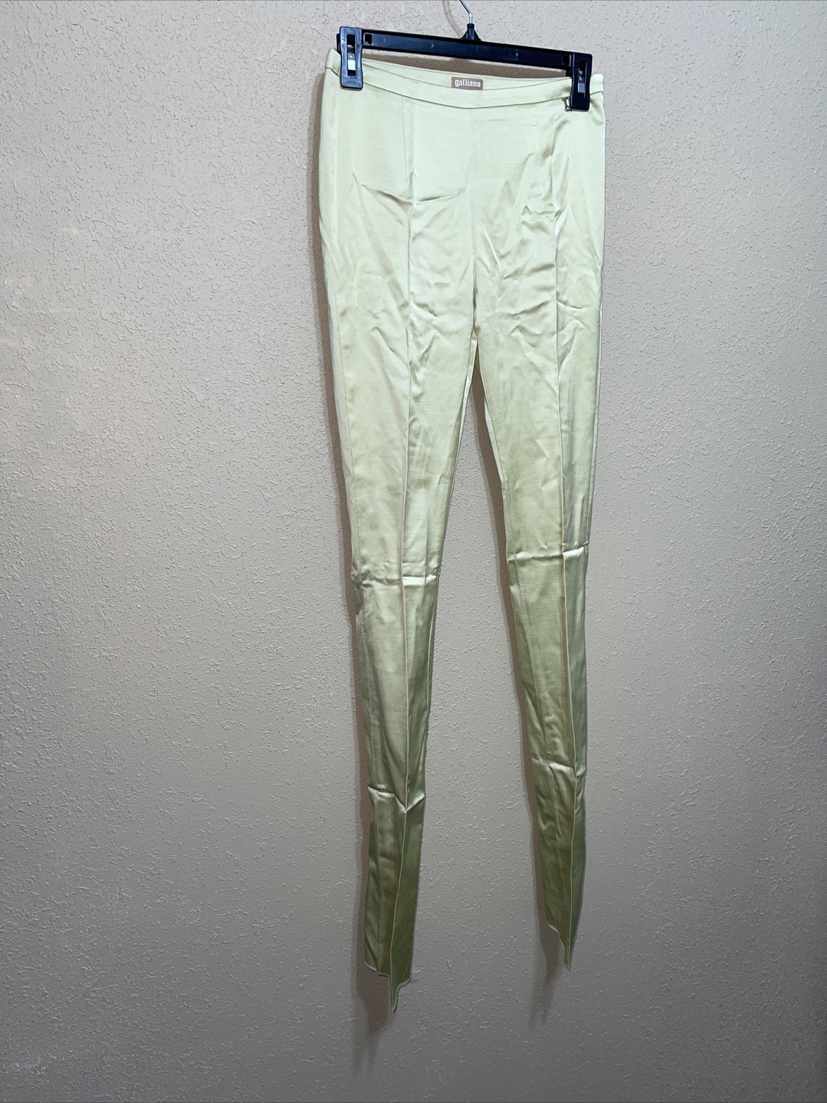 John Galliano Shimmery Pants Size 26 IT 40 NEW