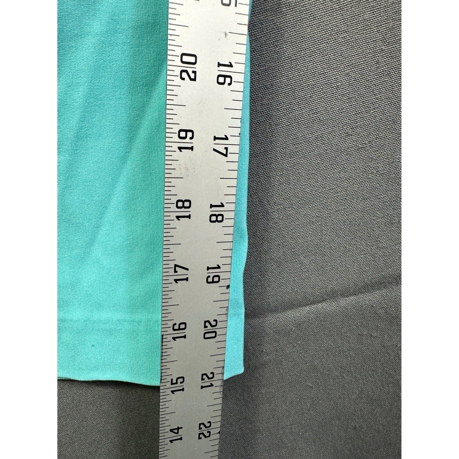 Counterparts Luxe Stretch Mid Rise Crop Pants Angel Blue Teal Turquoise XL New