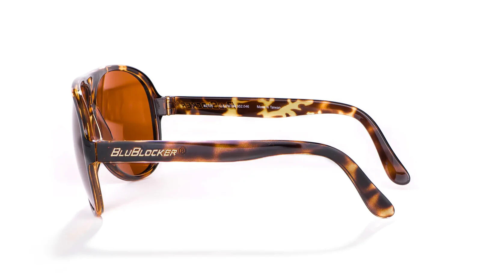 BLUBLOCKER – 2725K – ORIGINAL AVIATOR – DEMI-TORTOISE – NEW Authentic SUNGLASSES