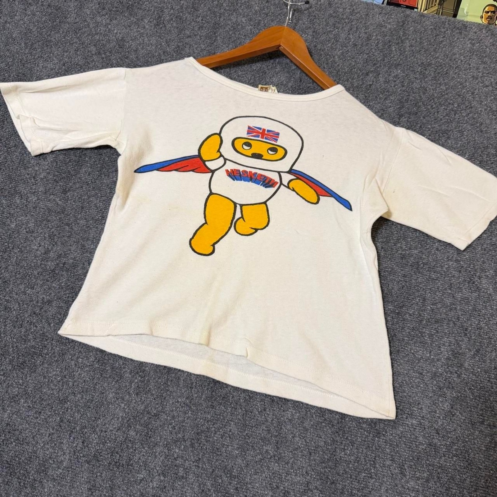 Vintage Hesketh Superbear Racing T Shirt Made in England Geoffrey Buck Kids M