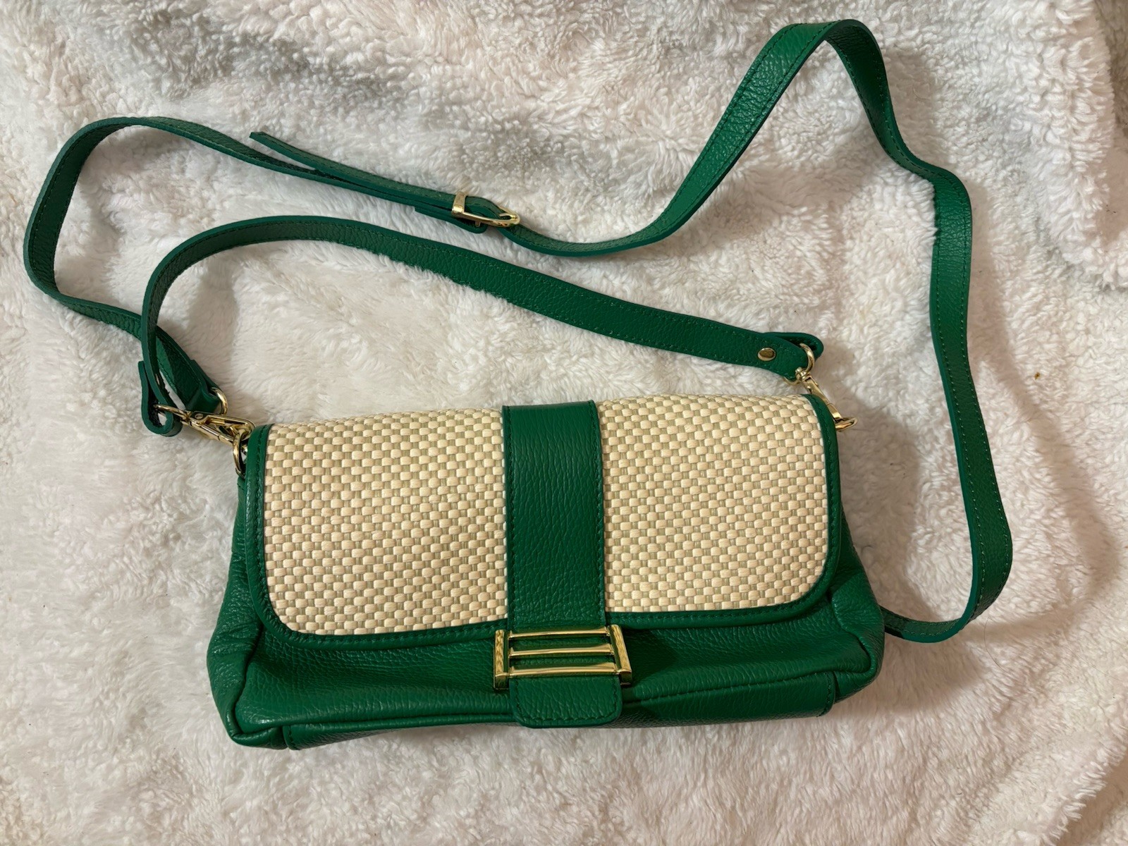 Divina Firenze Shoulder Bag Emerald Green