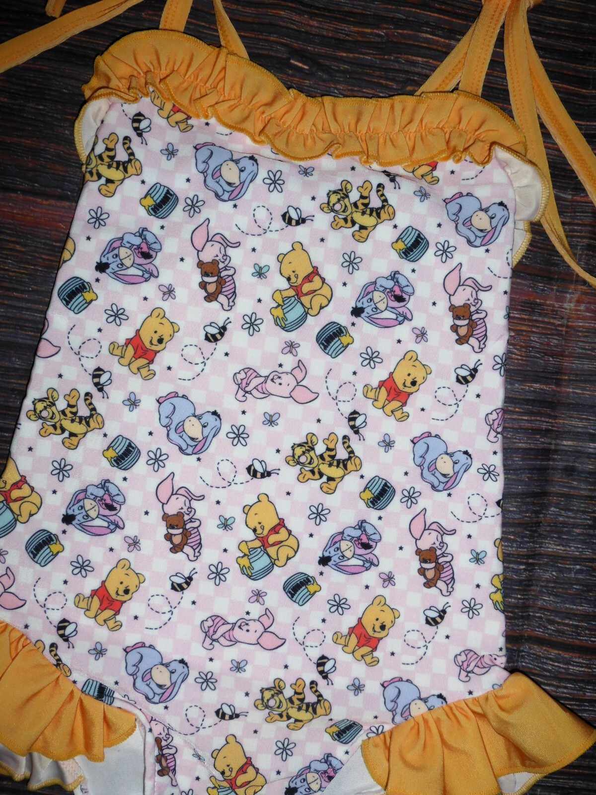 NEW Boutique Winnie the Pooh Ruffle One Piece Swimsuit