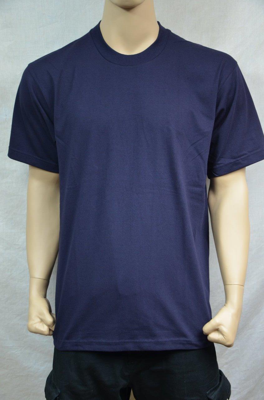 3 NEW PRO5 SUPER HEAVY WEIGHT T-SHIRT NAVY BLUE TEE PLAIN BLANK COTTON S-7XL