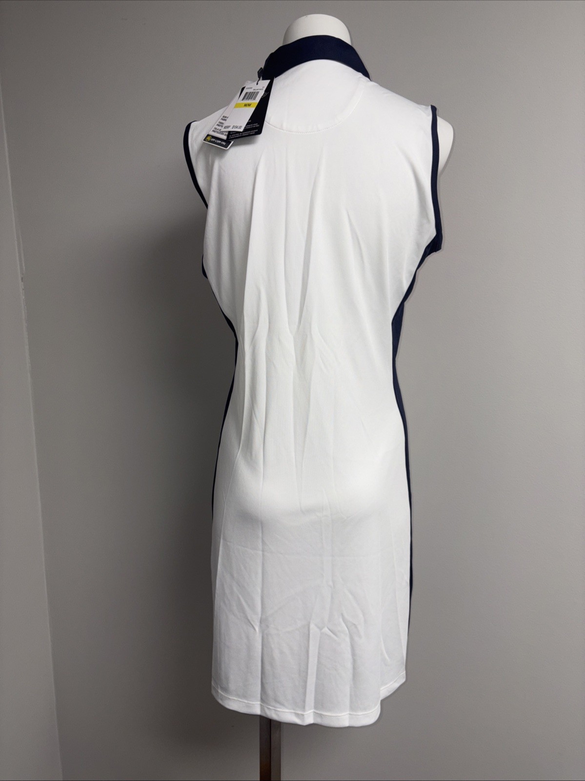 Callaway Opti Dri Sleeveless Golf Dress 50UPF Brilliant White Women’s M- NWT