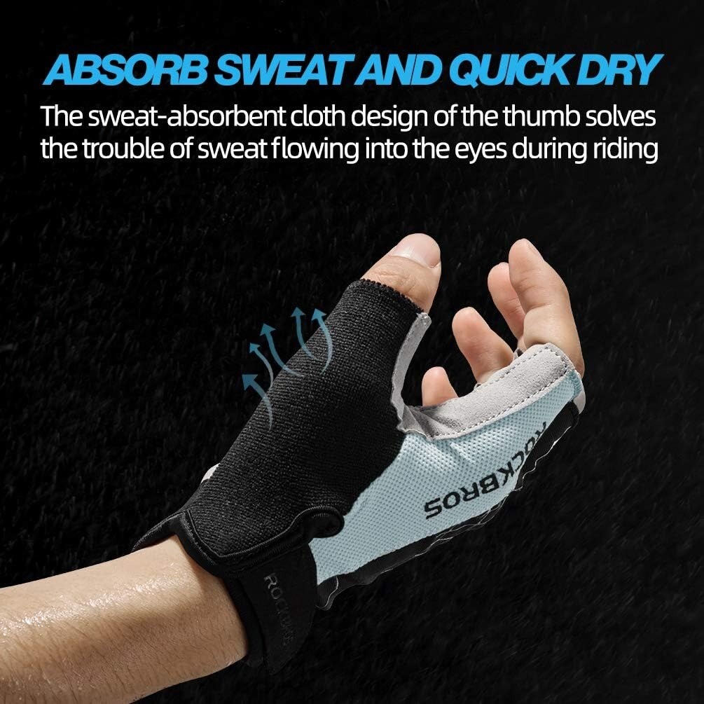 ROCKBROS Cycling Gloves Touchscreen Full/Half Finger Gel Pad Mountain Bike Glove
