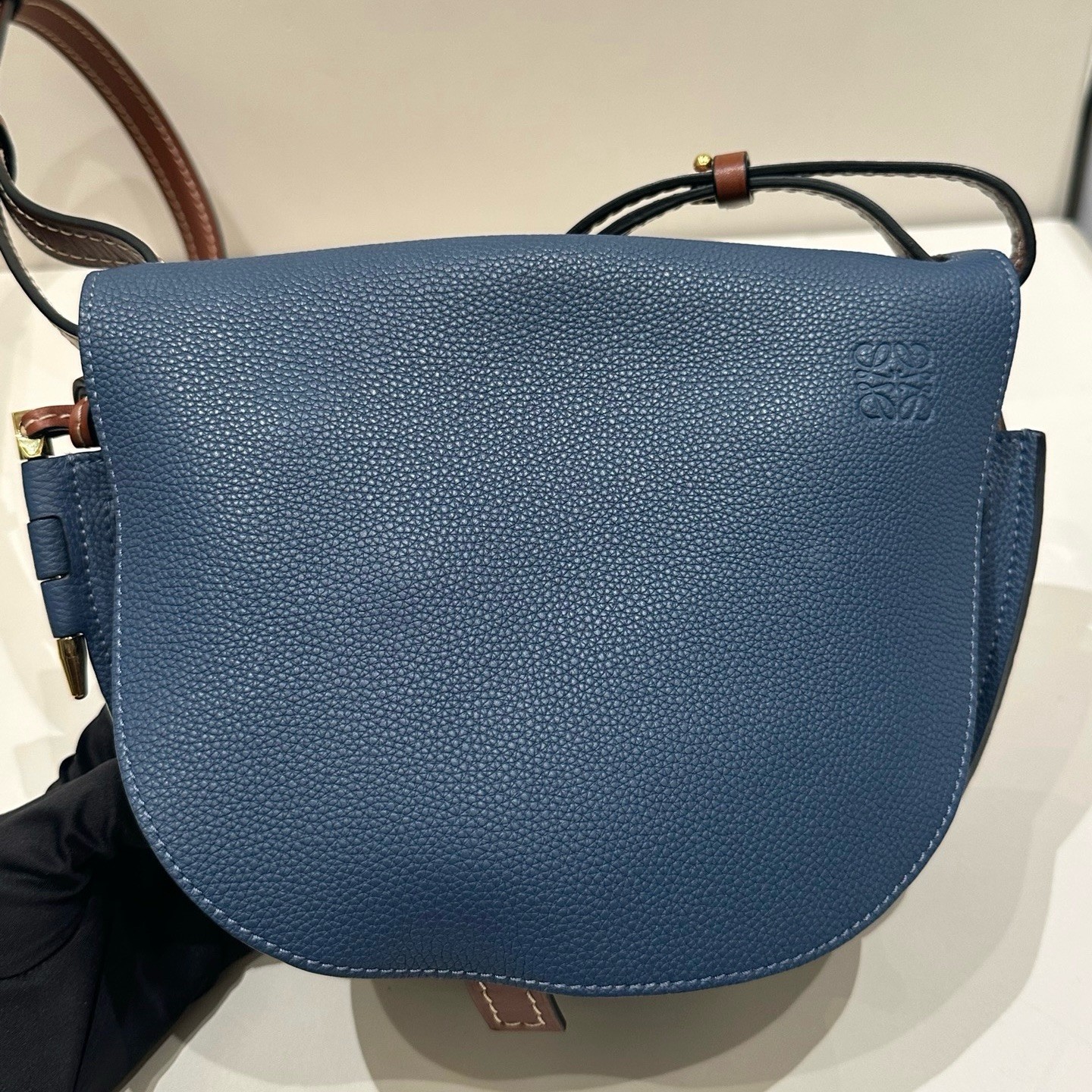 Loewe Pre-Owned Authentic Saddle Bag Colorblock Free Tracked Shipping