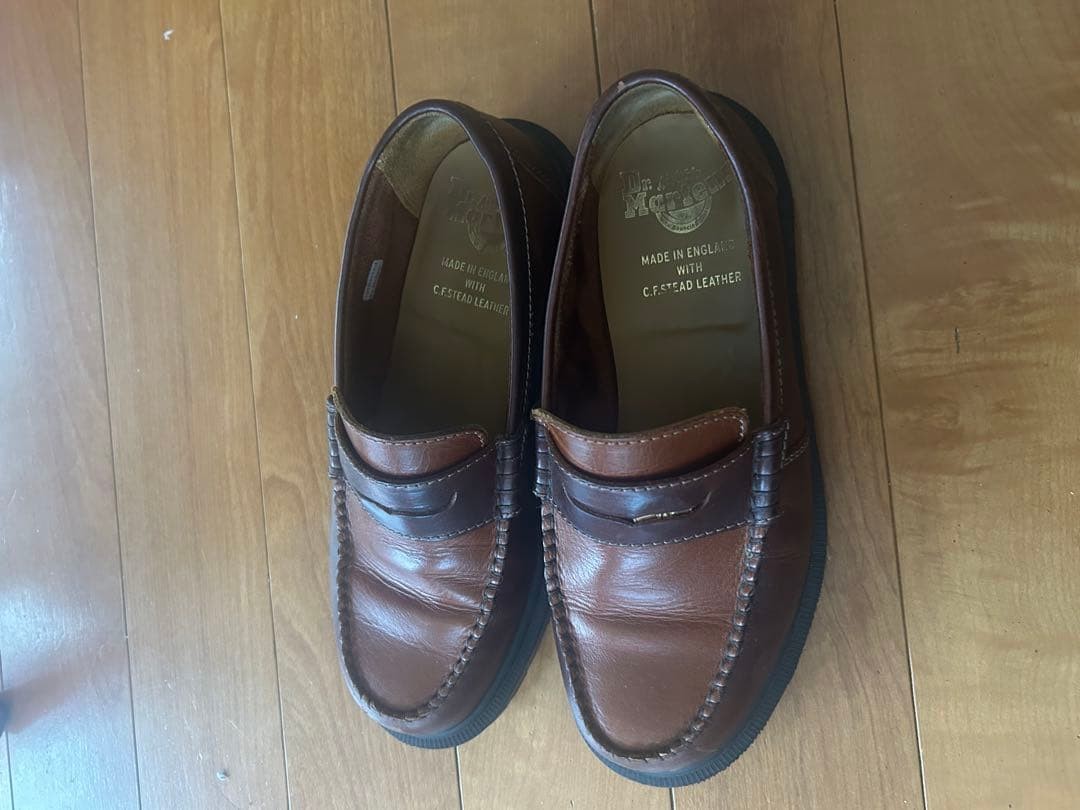 Dr. Martin’s Made in England Men’s Brown Leather Loafers UK6/7 US7 Used