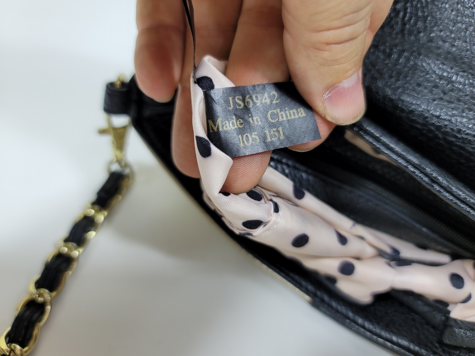 Jessica Simpson Black Crossbody Bag Purse JS6942 100% Polyurethane