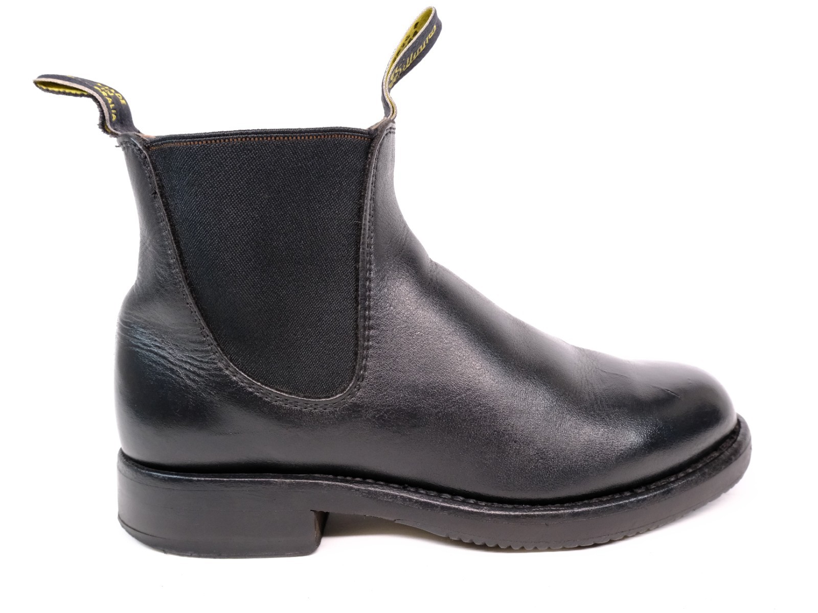 RM Williams Comfort Craftsman Black Leather Chelsea Boots EU 36 / UK 3.5 / US 6