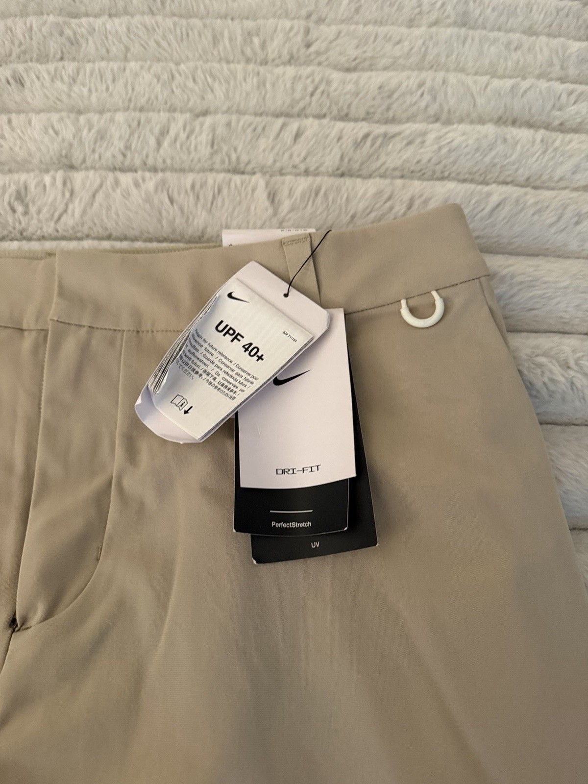 Nike 24.7 Dri-FIT PerfectStretch Beige Slim Straight Pants 32×32