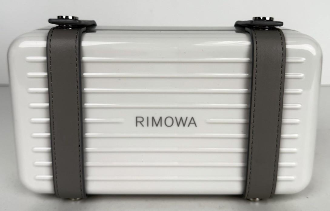Rimowa Personal Polycarbonate Cross-Body Mini Bag in White S-08