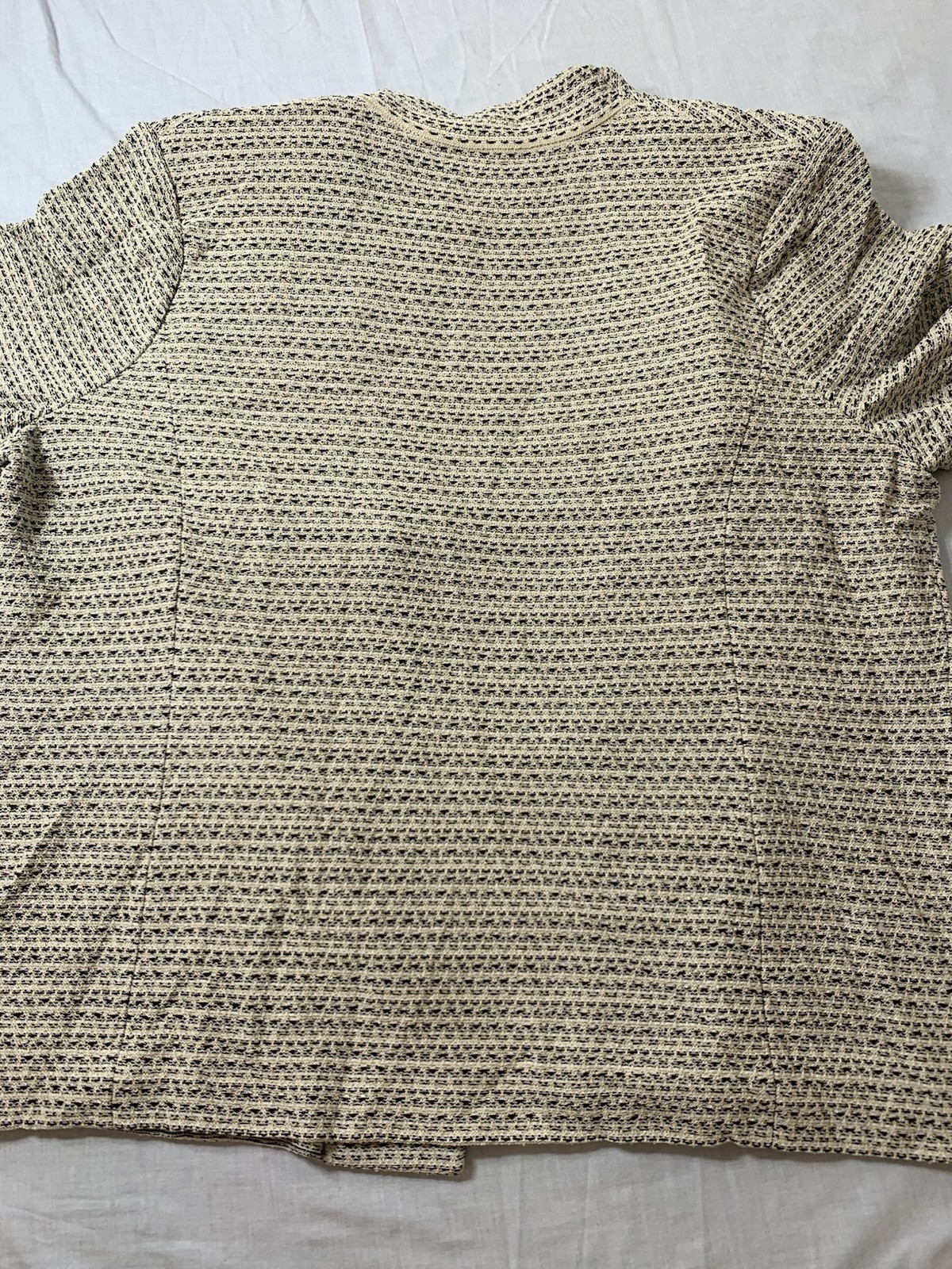 Ming Wang Tweed Knit Jacket Tailored Fit Blazer Women’s Size 1X