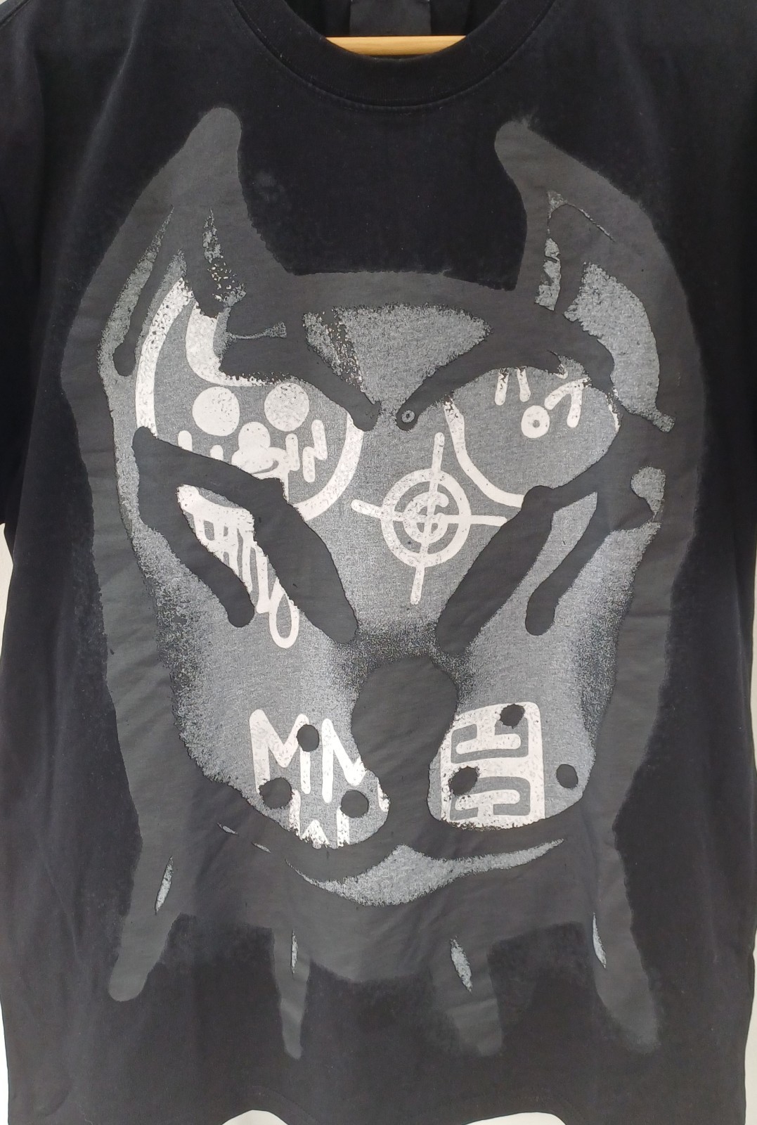 Givenchy x Chito Dog Graffiti T-Shirt Black Size 42 Chest