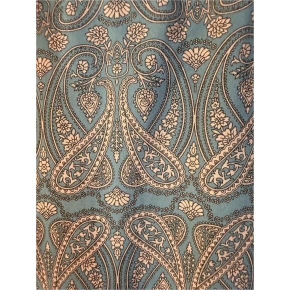 Altardi State Paisley Babydoll Tunic Top Pink Grey Bell Sleeve Aize Small