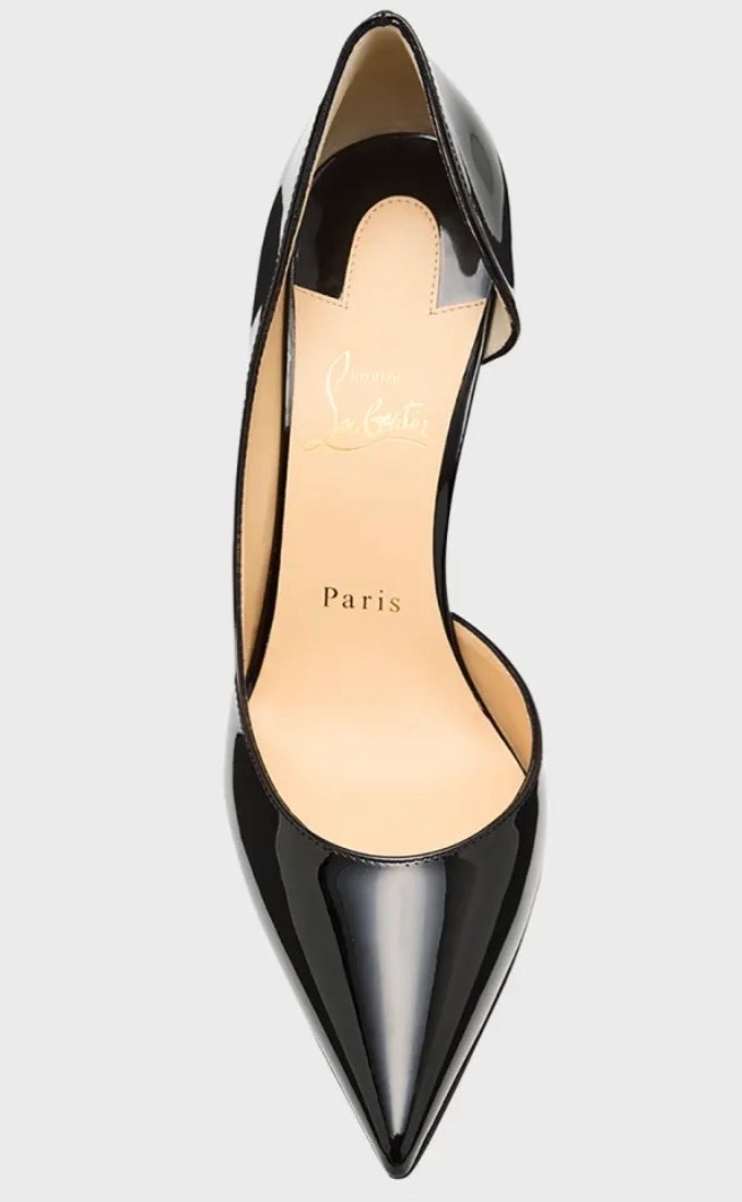 New with Box Size 43 Christian Louboutin 85mm Iriza Patent Leather Pumps $945