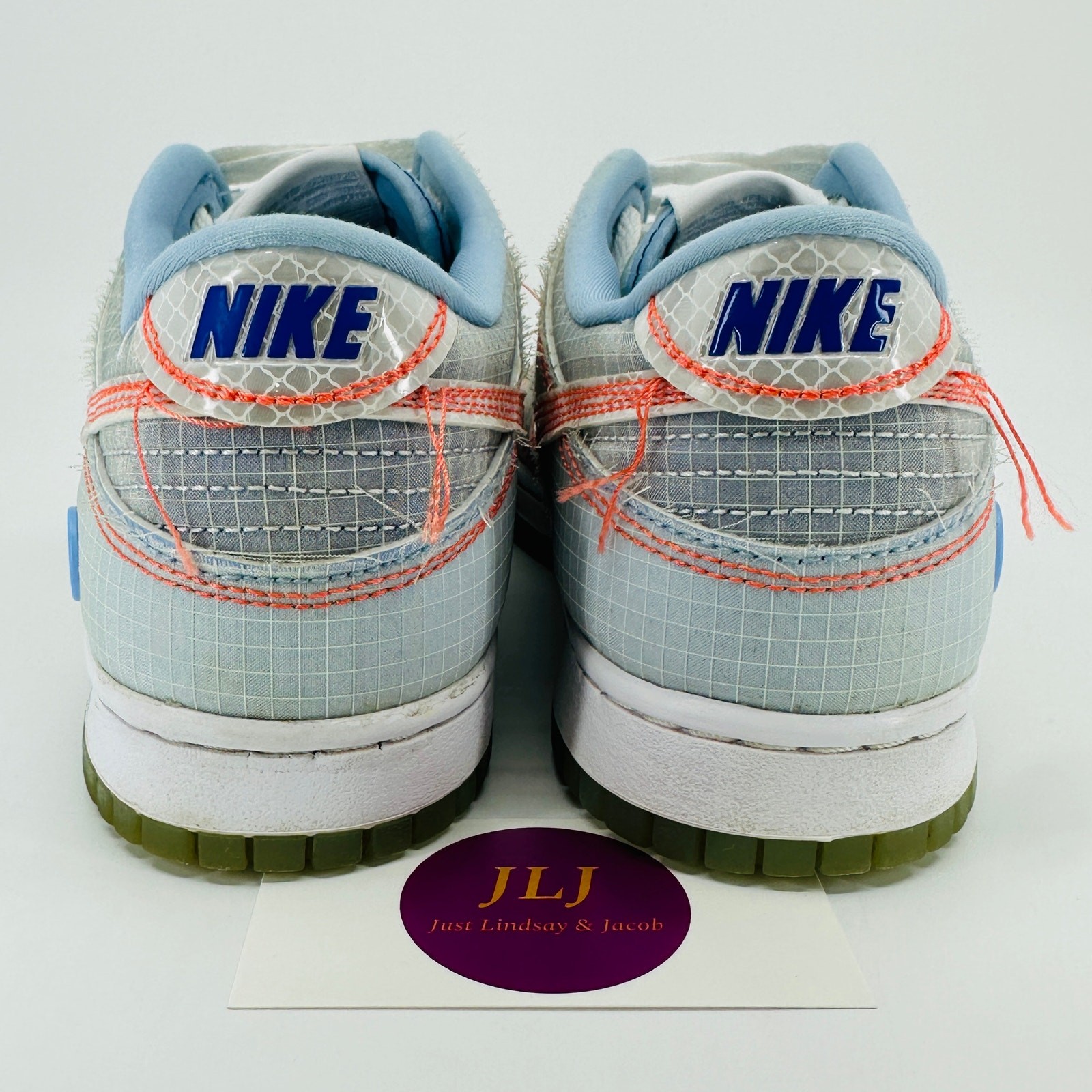 Nike Men’s Dunk Low x UNION LA Passport Pack ‘Argon’ Sneakers DJ9649-400 Size 8