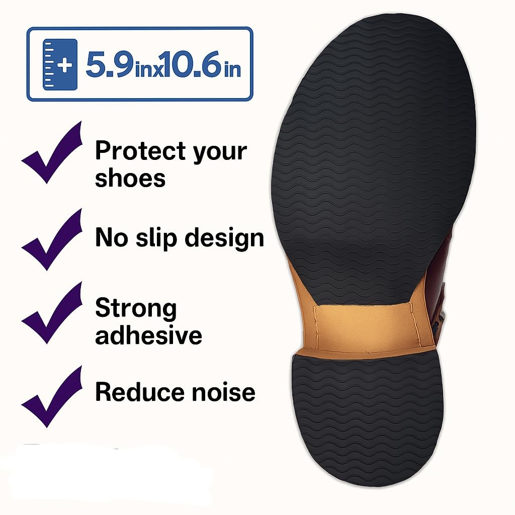 Shoe Sole Protectors Shoe Bottom Grip Pads Non-Slip Shoe Sole Pads Shoe Botto…