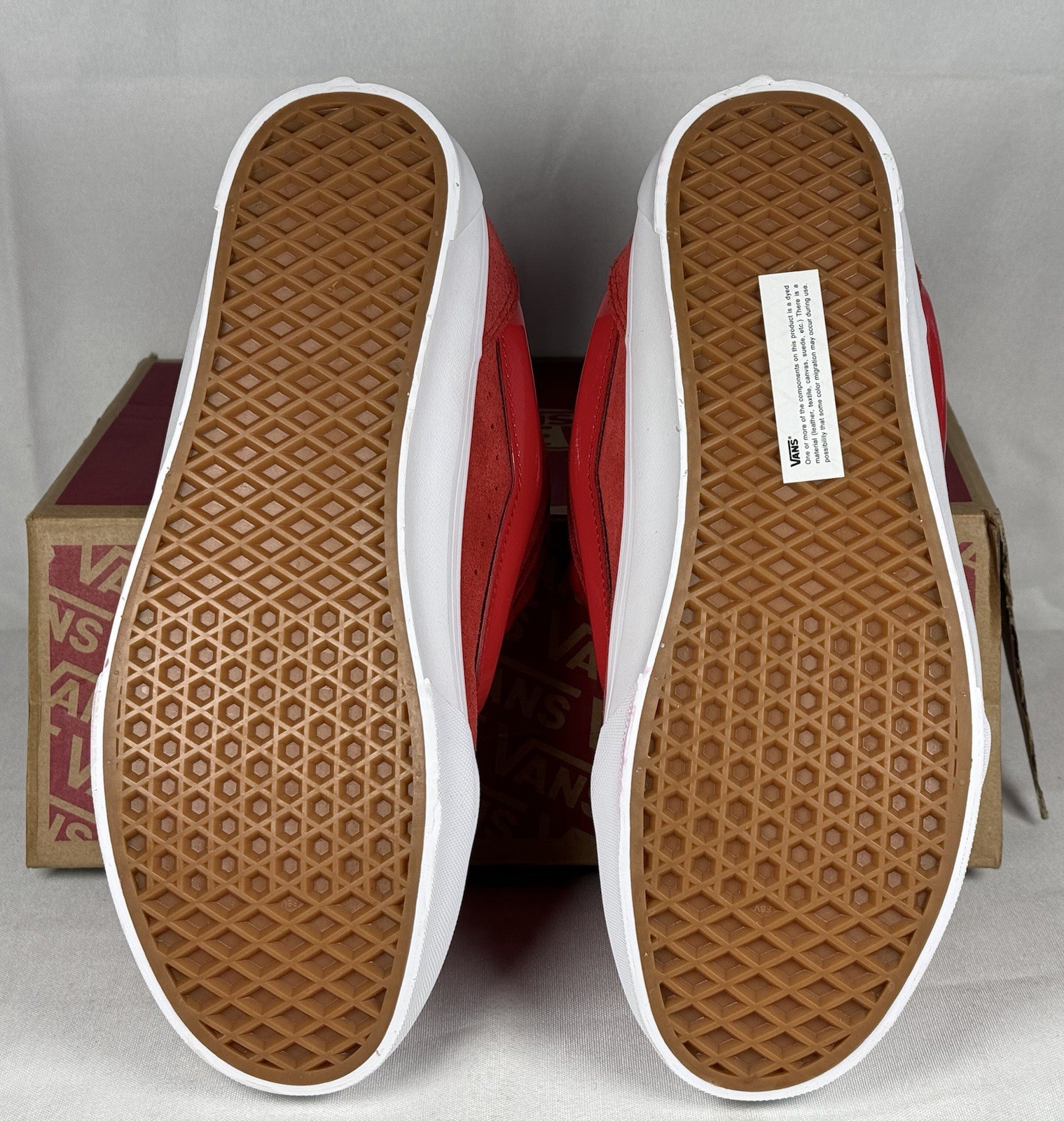 Vans Knu-Skool Suede Patent – Racing Red Men’s Size 11.0