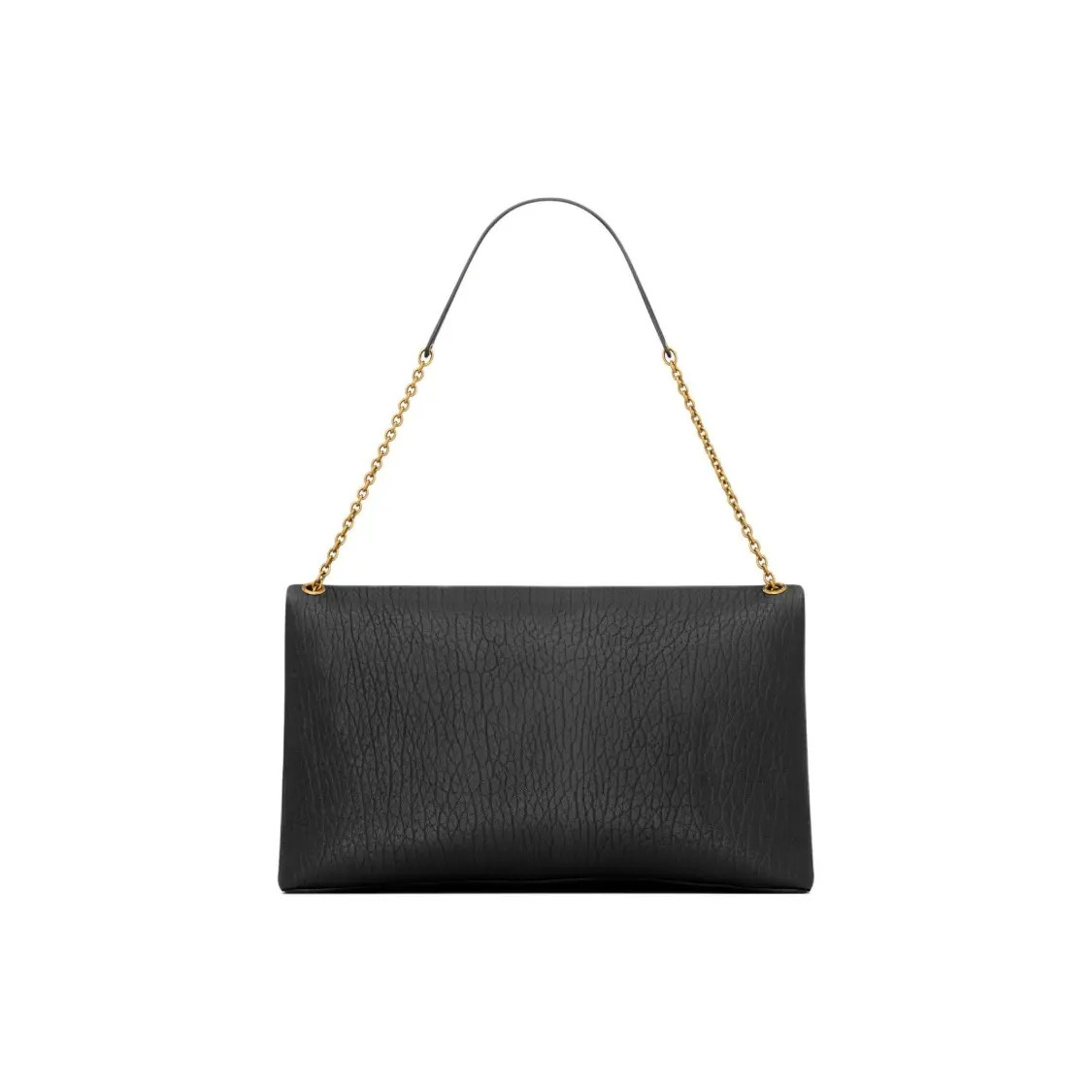 SAINT LAURENT CASSANDRE Shoulder Bag Oversized Women’s Black 13.7×1.1/1.6×8.6 in