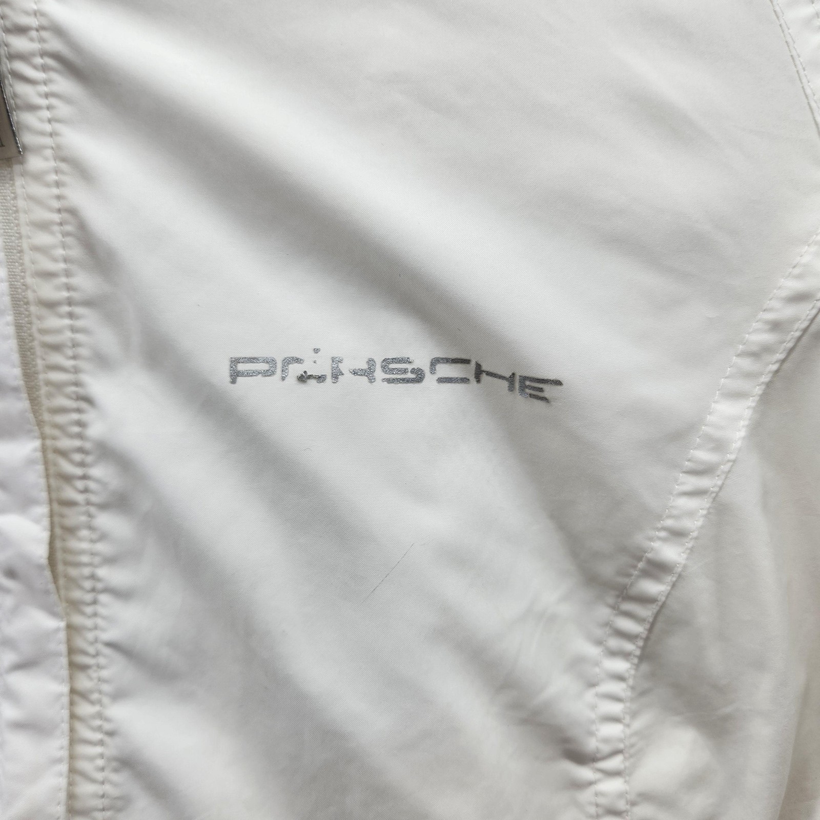 Porsche Design Drivers Selection Jacket Womens Small White Windbreaker Zip