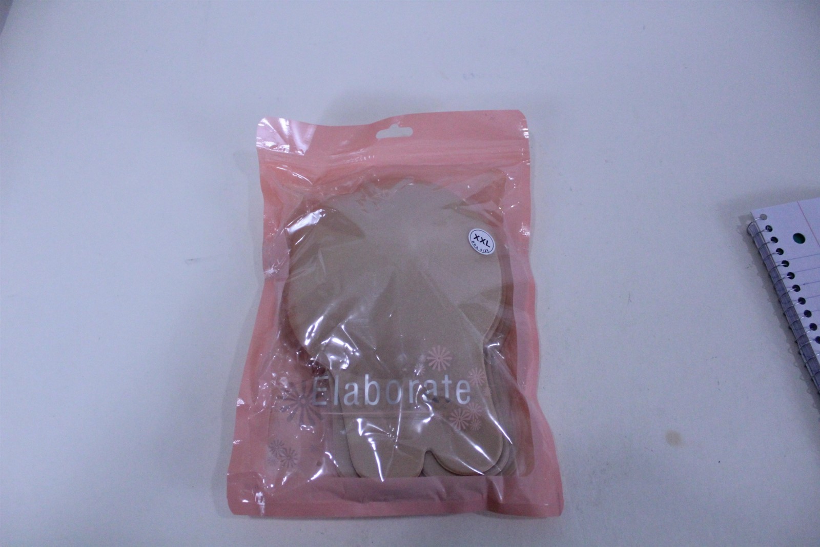 2 Pair Shaped Pasties Re-usable Beige Color D/E Cup XXL