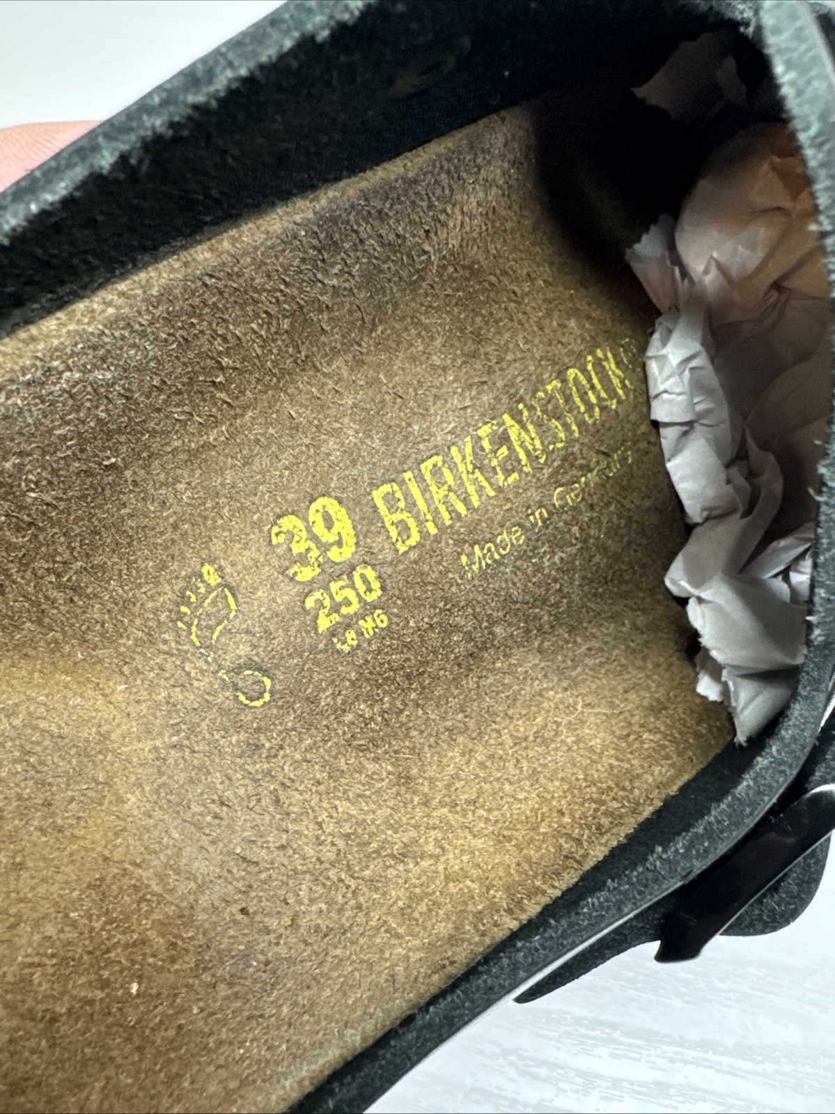 Birkenstock Boston Leather Black Clogs US Size 8-8.5 Women’s – Used – See Pics!