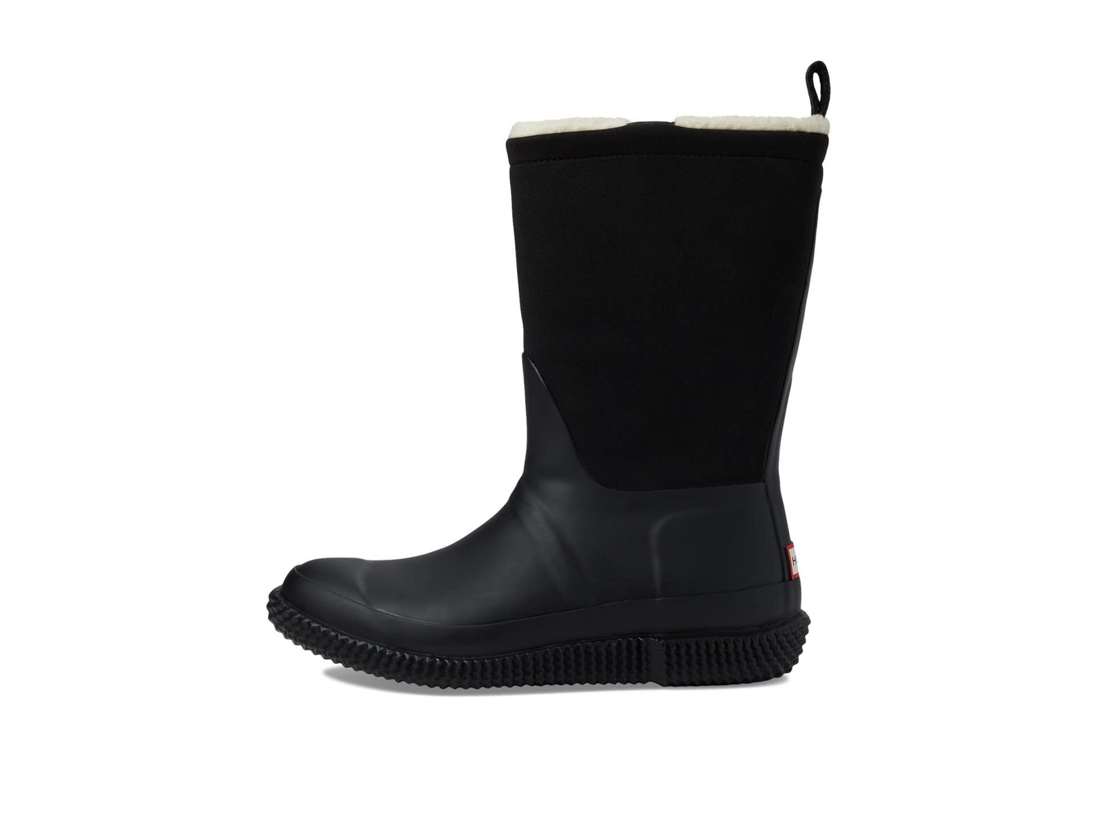 Hunter Women Insulated Webbing Shearling Boots Black Size 6
