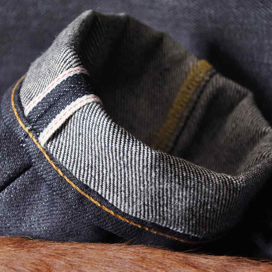 Simple&Raw Milestone 23oz Red Selvedge Denim Men’s Jeans Slim Straight Fit