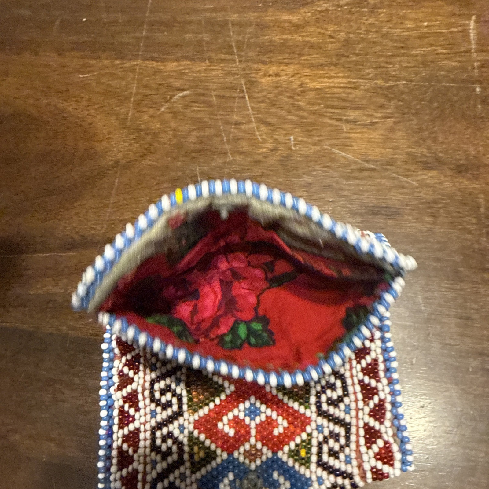Vintage Beaded Coin Purse Comanche Indian Native