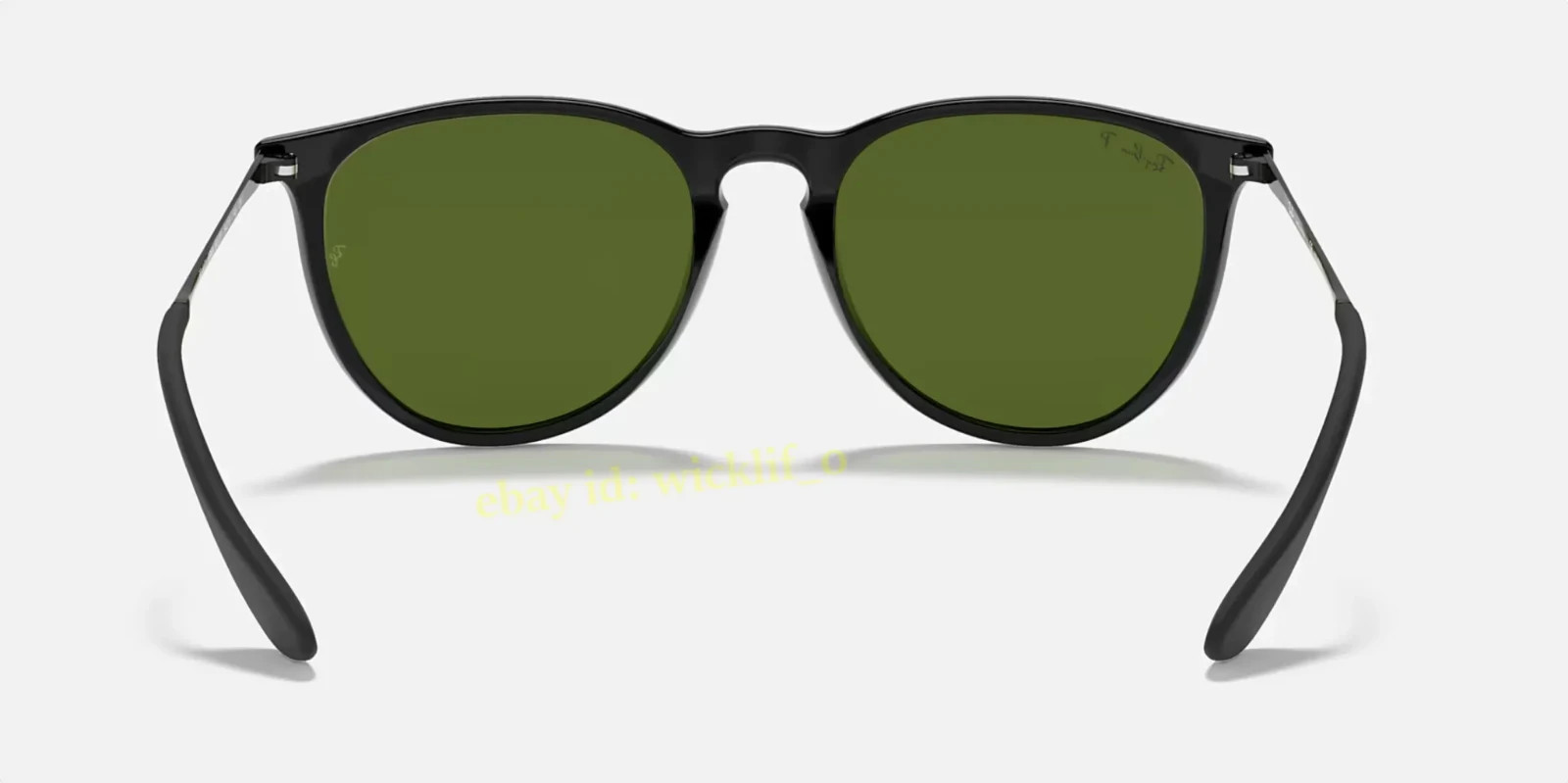 Ray-Ban Erika Classic RB4171 54mm Black G-15 Green Polarized Sunglasses UV400