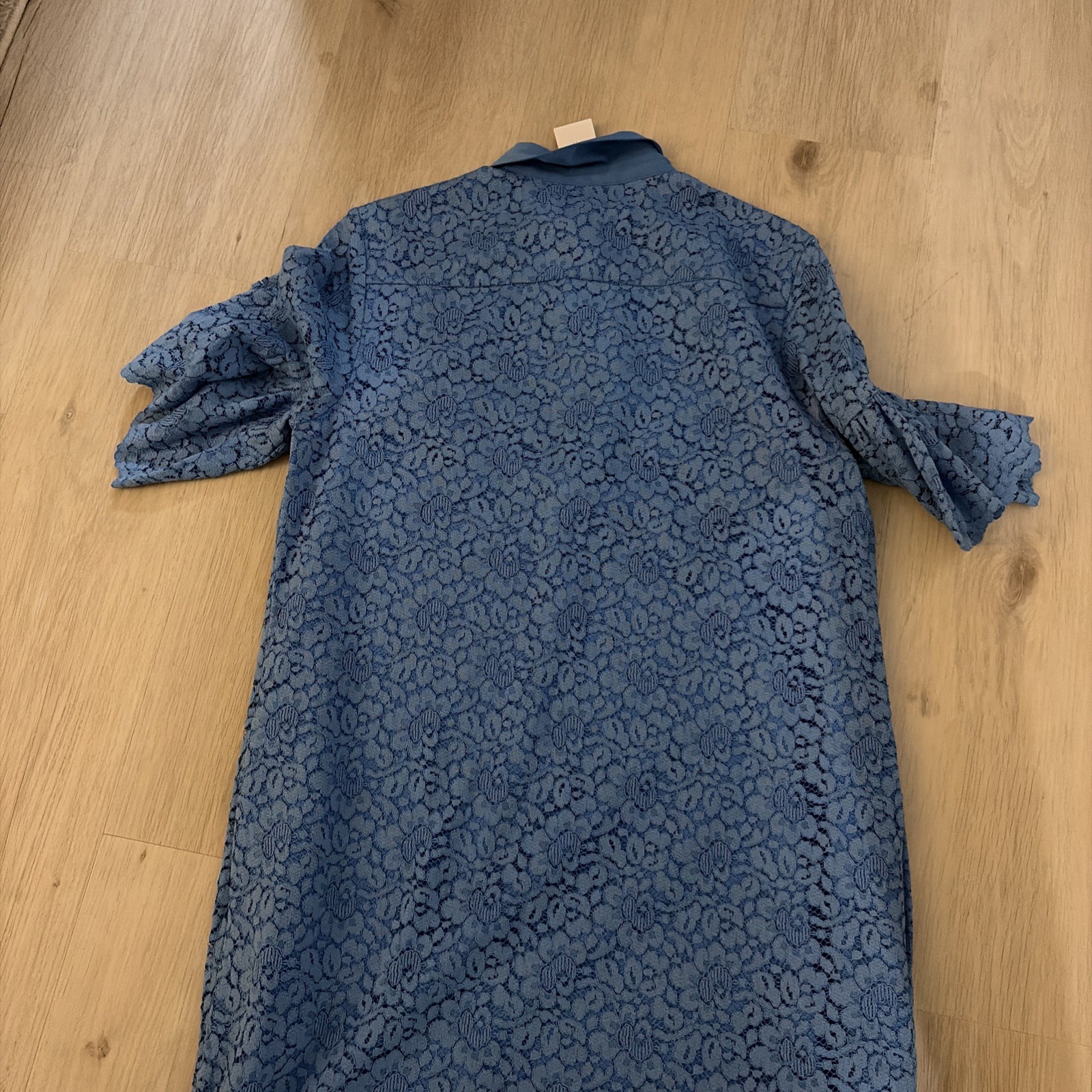 Banana Republic Blue Collared Dress Size Medium Brand New With Tags