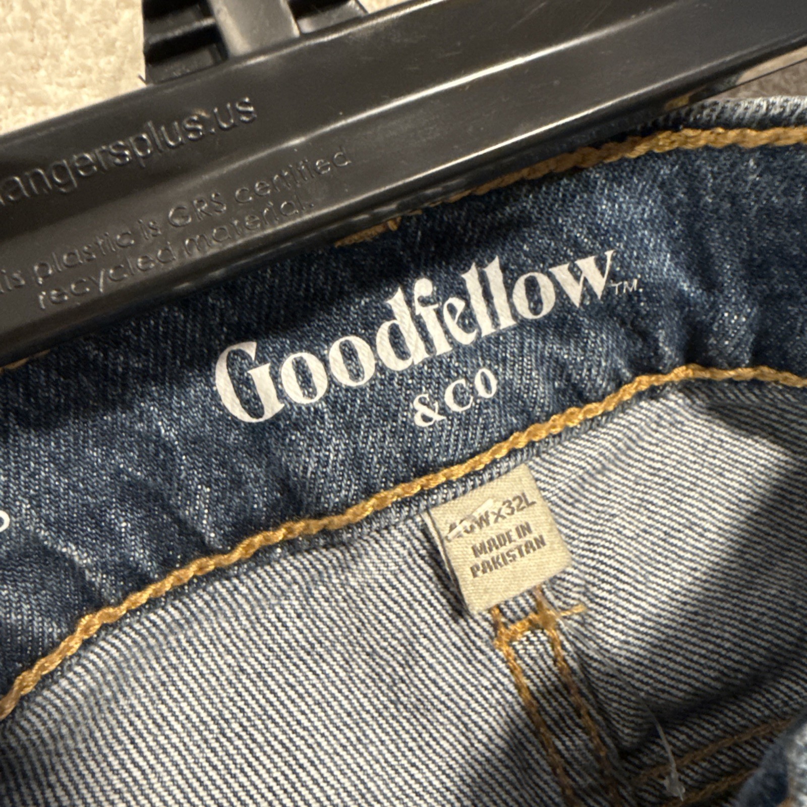 Goodfellow & Co. Men’s Jeans Straight Fit Recto 40×32 New W/Tags