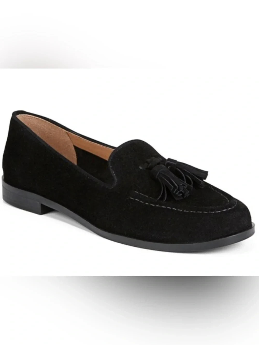 New Naturalizer Santana Loafer in Black Suede Size 9.5