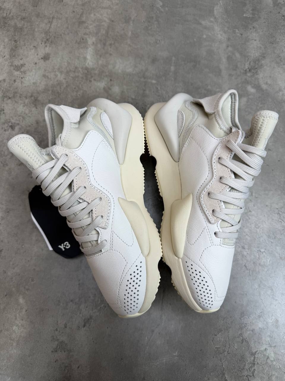 Y-3 Kaiwa JQ2454 Beige Sneakers Size 38 2/3