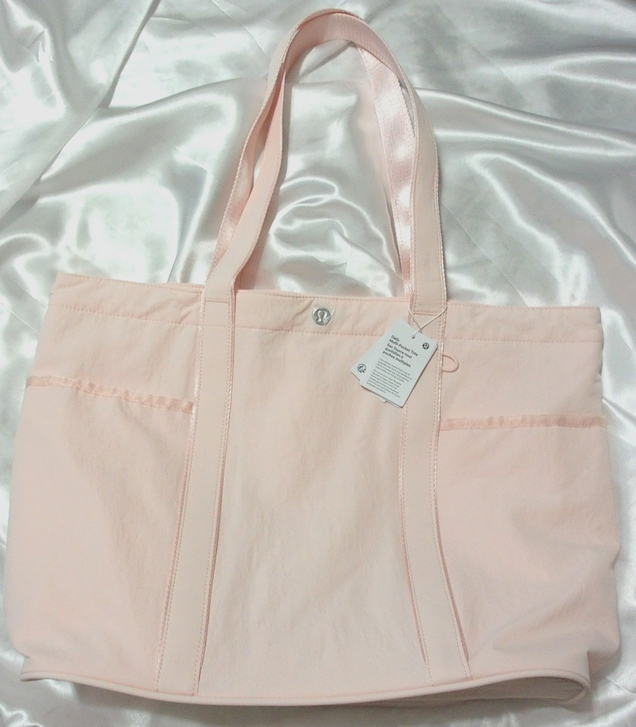 New Lululemon Daily Multi-Pocket Tote Bag 20L – Pink Pearl