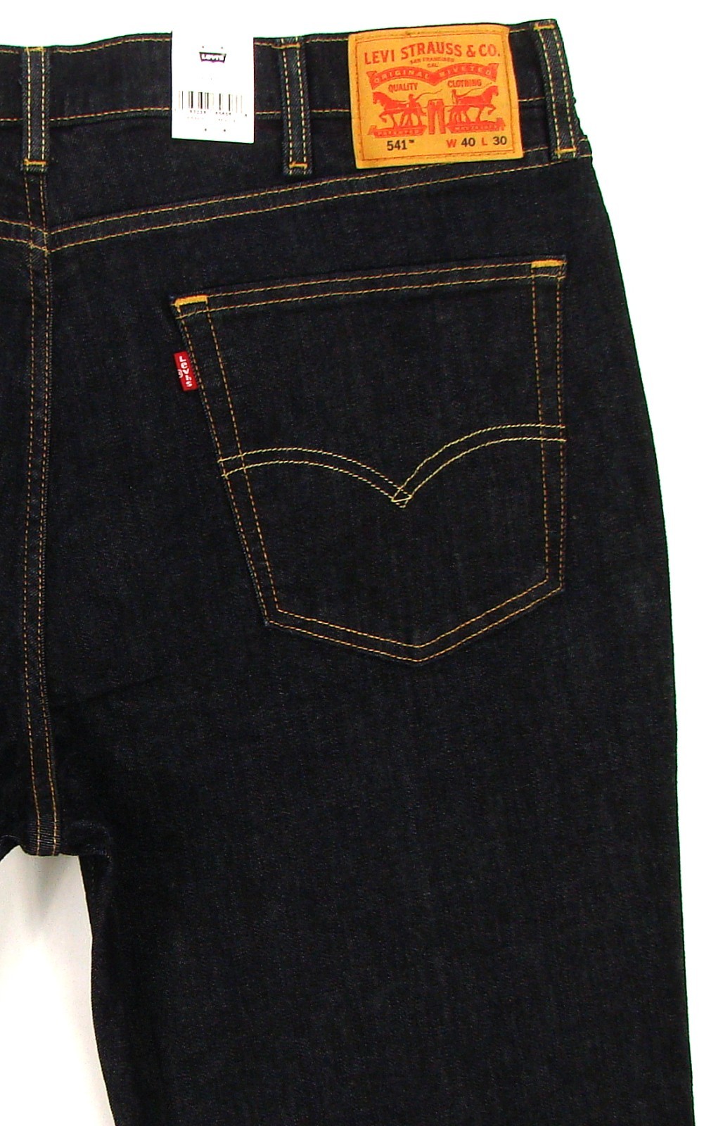New Levis 541 Men’s Jeans Athletic Taper 40X30 DARK BLUE Stretch FREE SHIPPING