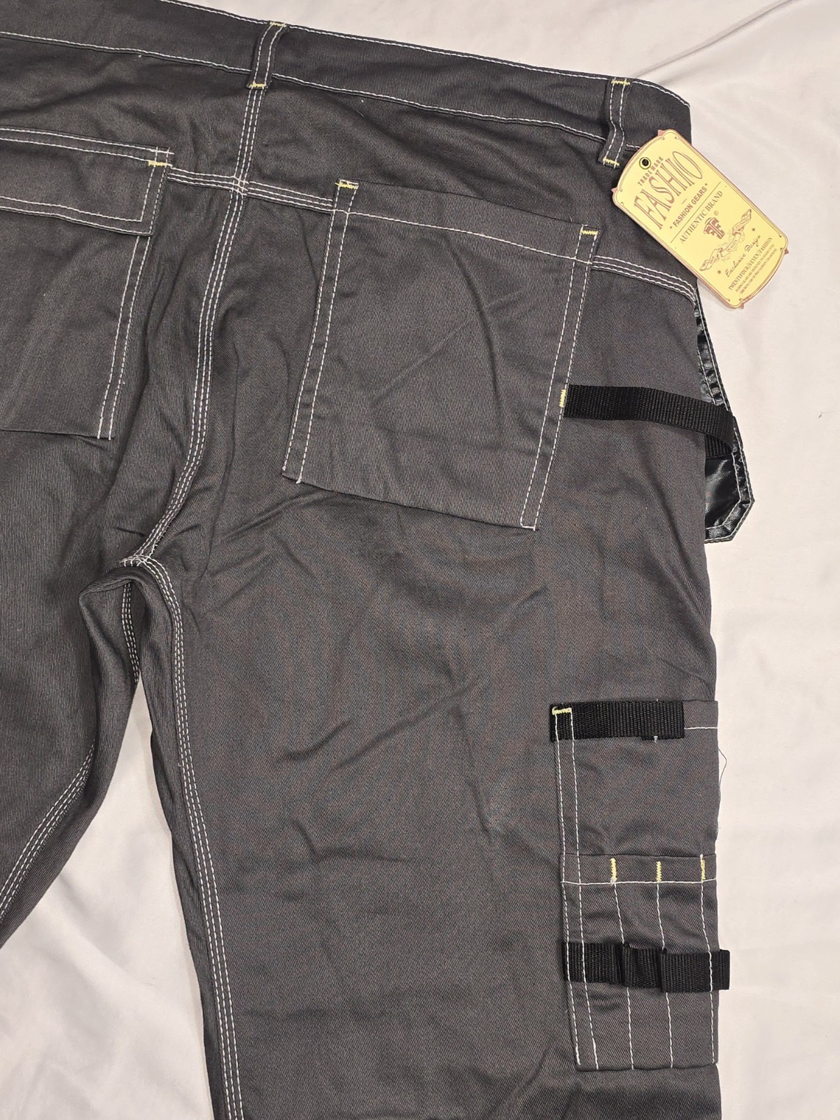 Men’s Construction Pants Utility Carpenter Cordura Knee Reinforced Trousers 38