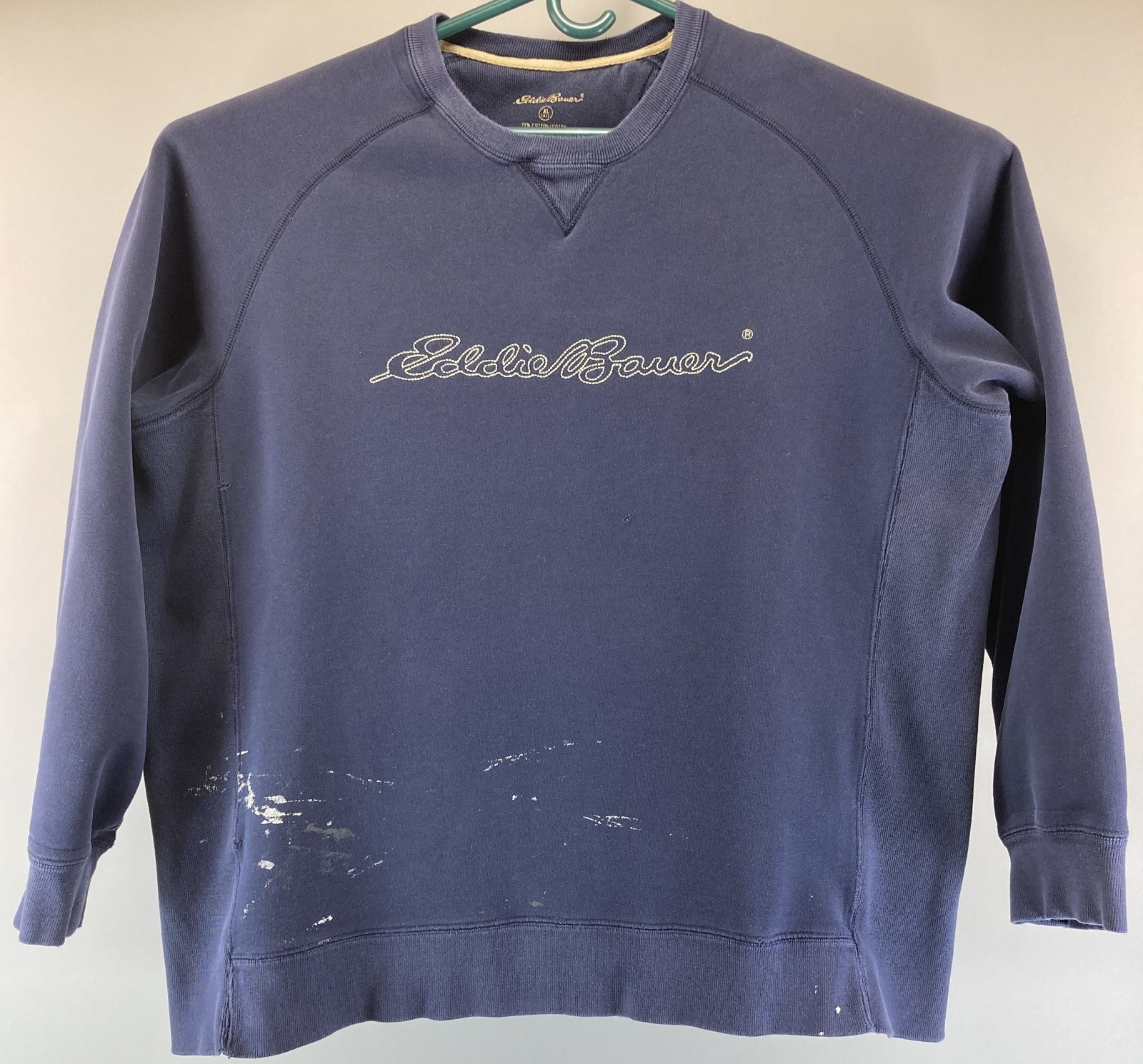 Vintage Eddie Bauer Sweatshirt Men’s XL Tall Classic Outdoor Work Embroidered 90