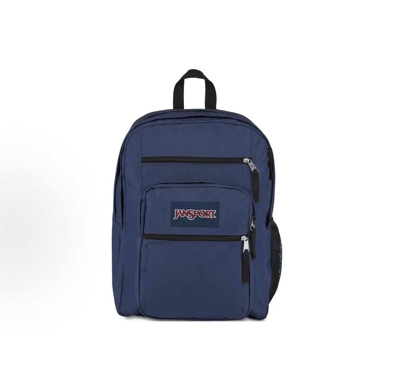 JanSport Big Student Backpack Black Navy Large School Travel Laptop Bag Daypack