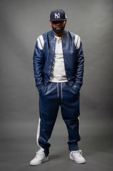 BRAYDEN LEATHER TRACK SUIT SWEATSUIT 100% REAL LEATHER FOR MEN