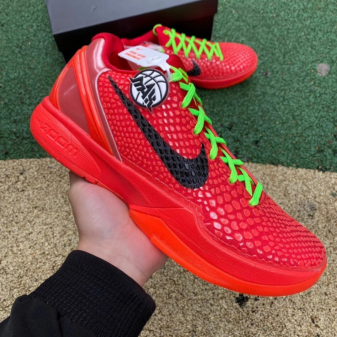 Kobe 6 Protro Reverse Grinch FV4921-600 All Men’s Size US -12