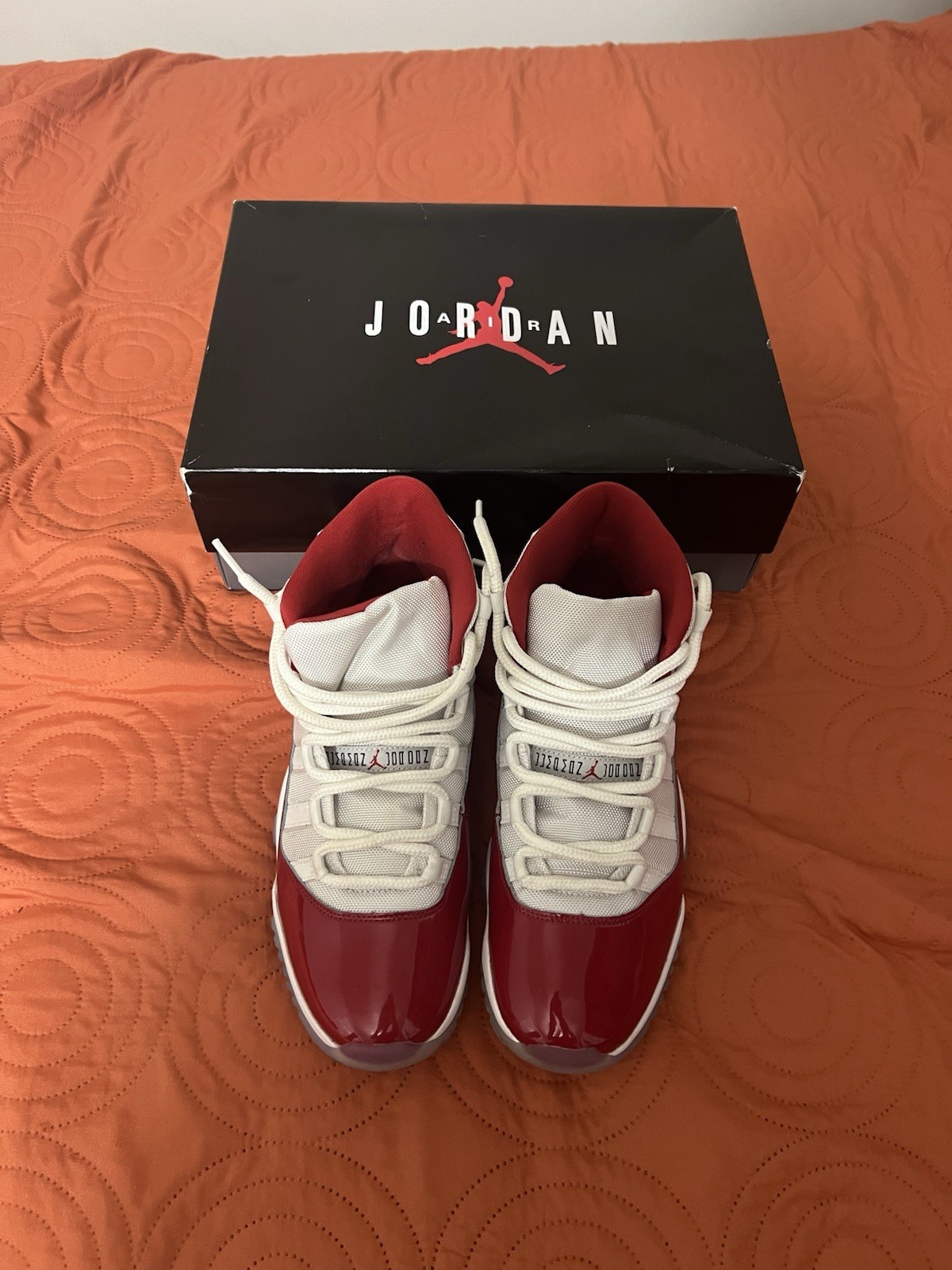 Air Jordan 11 Retro High Men’s Sneakers Cherry Size 10