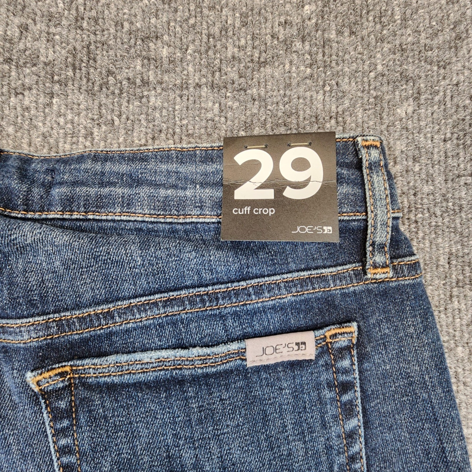 Joe’s Jeans Brussels Cuff Crop Women 29 Dark Wash Slim Straight NEW without Tag