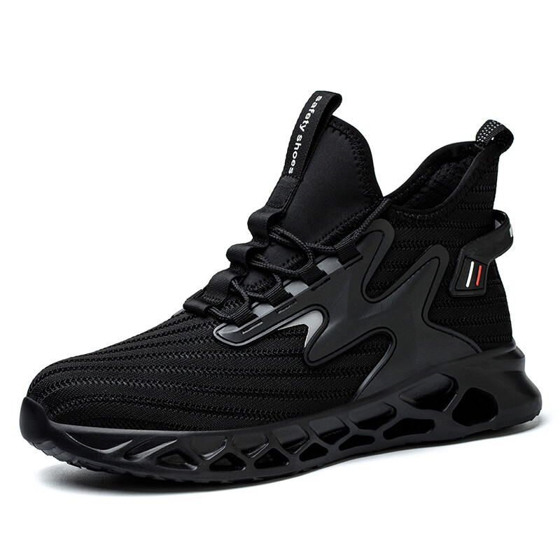 Men Steel Toe Sneakers Lightweight Anti-Puncture Indestructible Work Shoes size