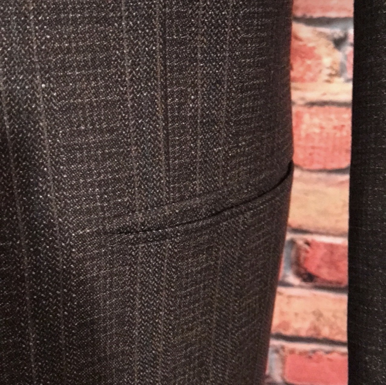 46 R Louis Roth Brown Gray Tweed Wool 2 Btn Mens Jacket Sport Coat Blazer Mint